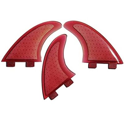 Surf SUP Fin Surf Fins 3 Pcs G5 Honeycomb Fiberglass Tail Surfboard Thrusters Rudder for