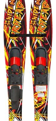 AIRHEAD AHS-900 Wide Body Combo Waterskis, 54-Inch