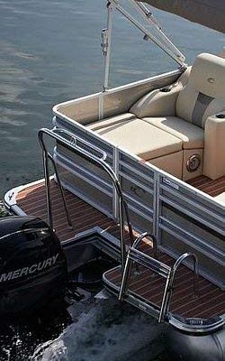4 Step Pontoon Boat Ladder Rear Entry Heavy Duty
