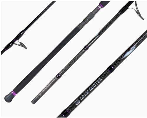 Dark Matter Tuna Popping Rods – Offshore Fishing Rod for Saltwater – Lightweight M3 Nano
