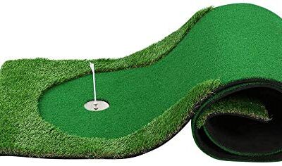 Golf Putting Mat Indoor Golf Family Practice Mat for Artificial Simulation Grass Sports Hit