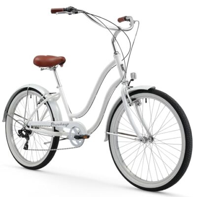 Firmstrong Siren Lady 7 Speed Beach Cruiser Bicycle