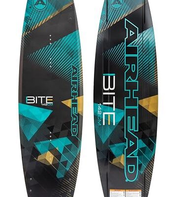 Airhead BITE Wakeboard 52" (132cm) – Wide-Body Design for Beginner to Intermediate Skiers –